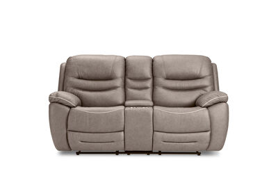 FEDERER FABRIC - 2 Seater with Inbuilt Recliners and Console