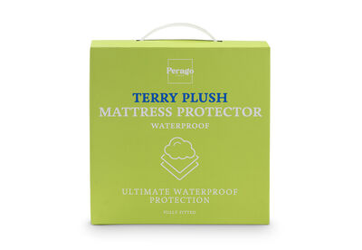 KING SINGLE MATTRESS PROTECTOR - Plush Terry Mattress Protector