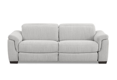 LUCIANO - Fabric 2.5 Seater Sofa with 2 Electric Recliners