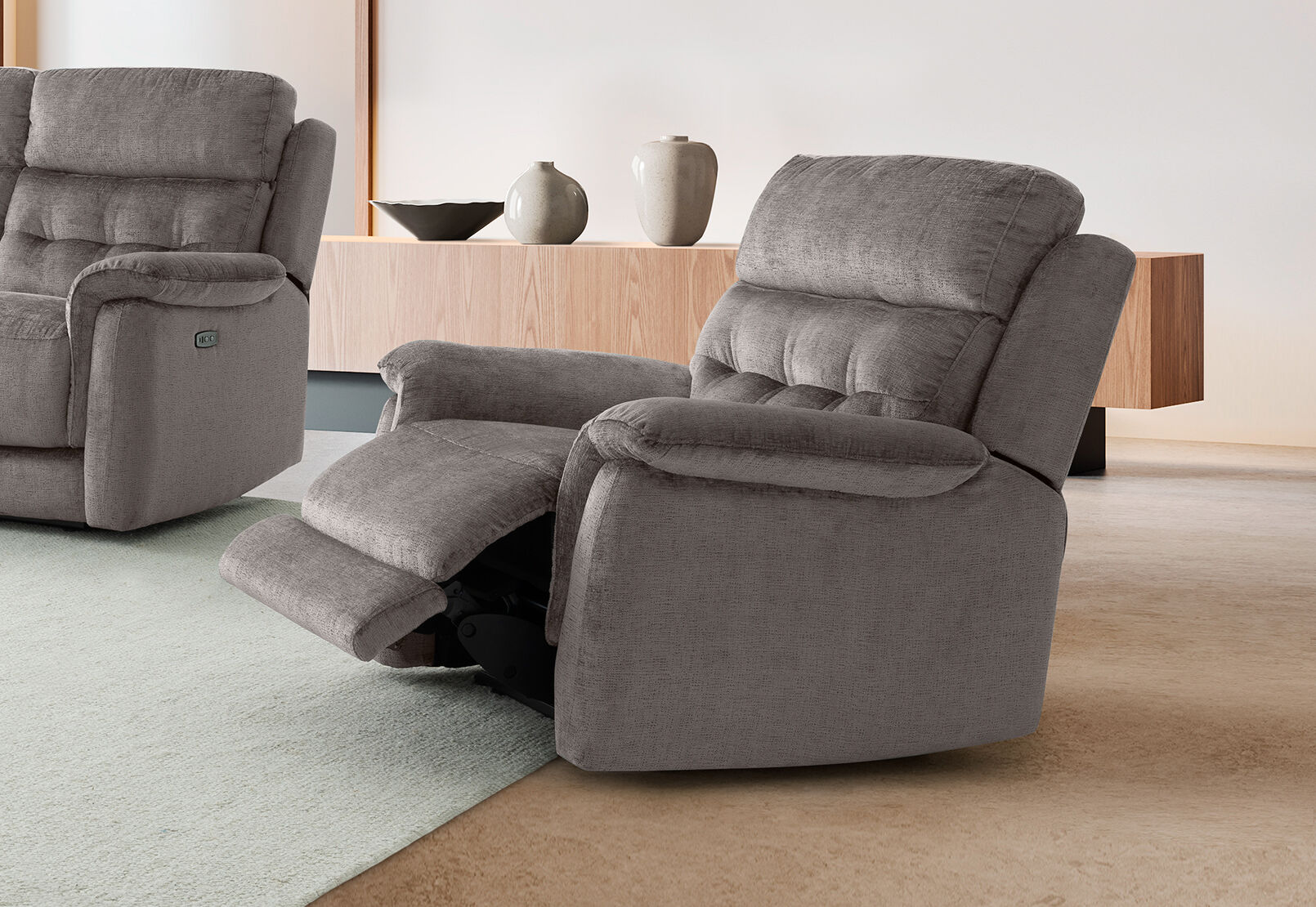 OBERTO FABRIC - Electric Recliner OBERTO FABRIC