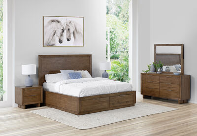 SORVINO - 4 Piece King Dresser Bedroom Suite