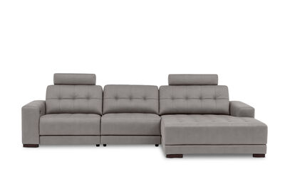 COWPER FABRIC - 3 Seater Sofa with RHF Chaise