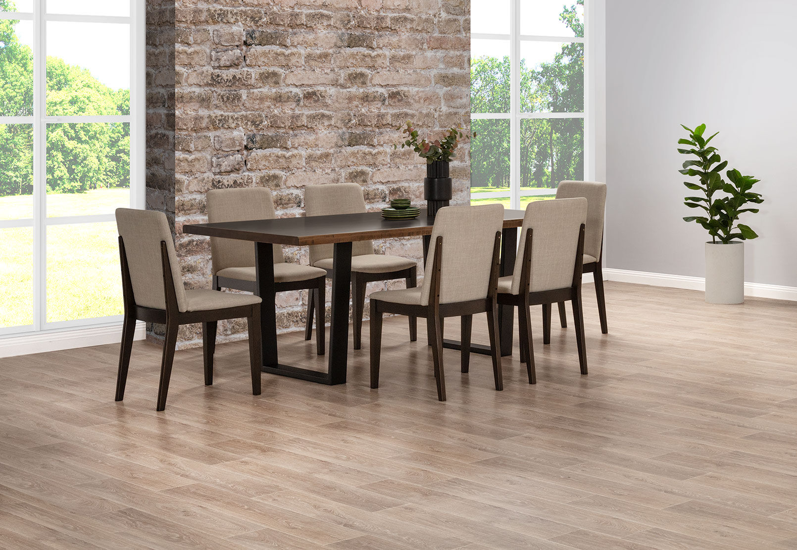 NERO - 1800 Dining Table NERO