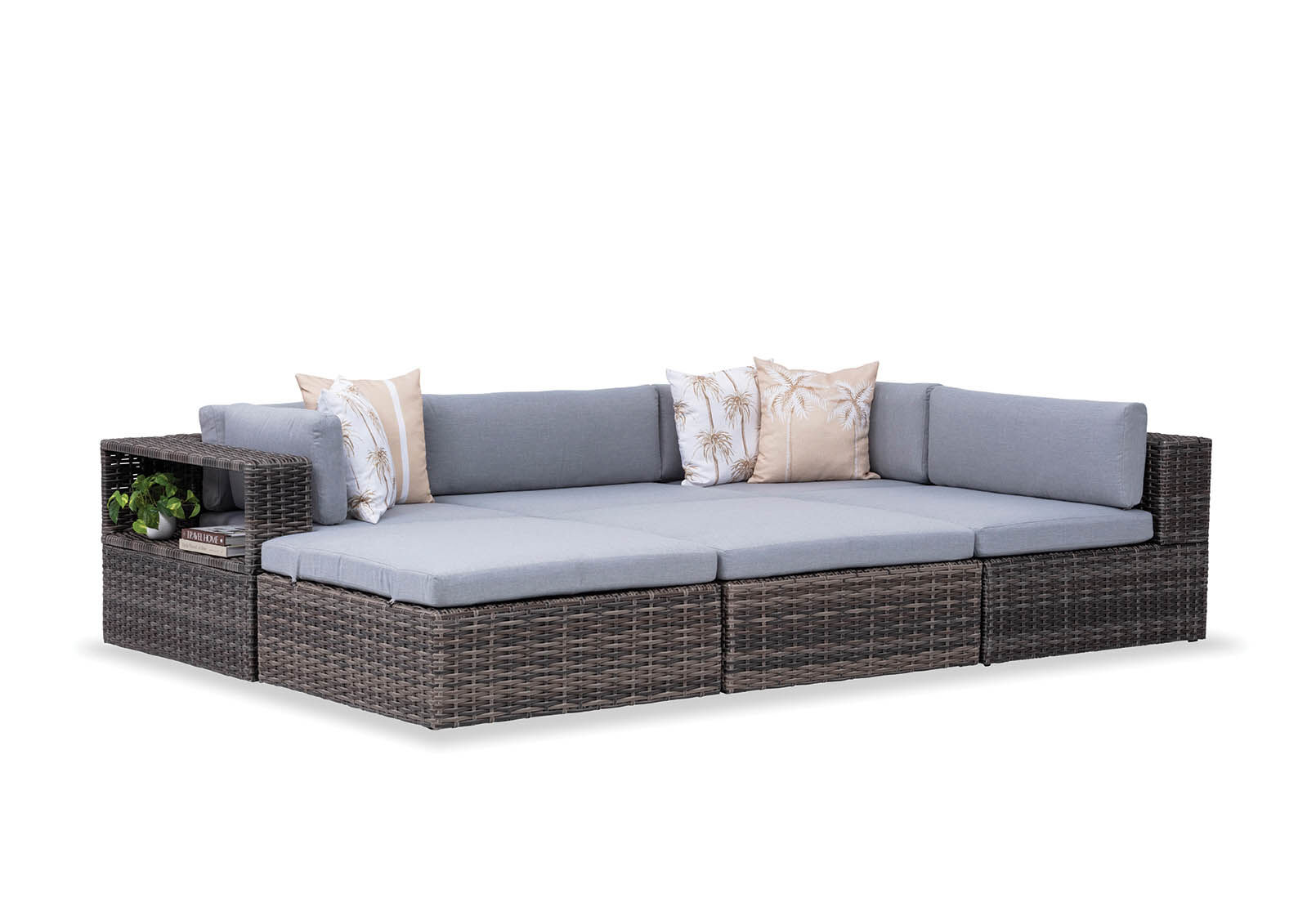 VALENTIA - 6 Piece Outdoor Modular Lounge Setting VALENTIA