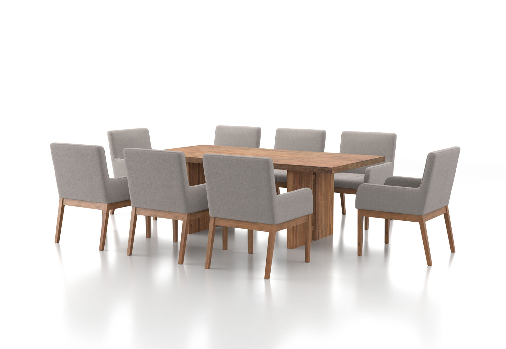 ROMULUS - 9 Piece Dining Suitewith Lazarus Dining Chairs ROMULUS