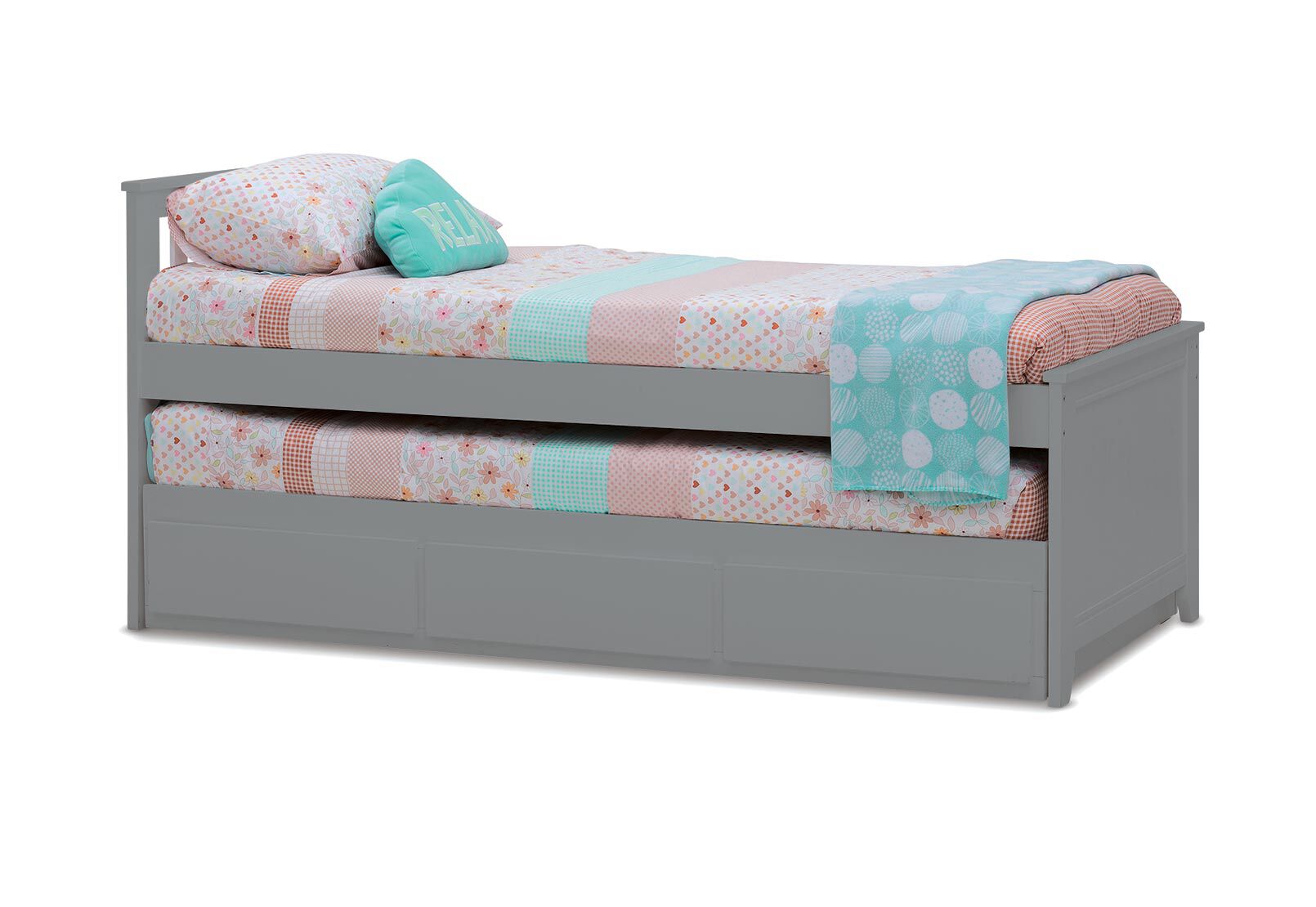 GREY CAPTAIN JACK Single Trundle Bed