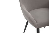 WISTERIA - Set of 2 Grey Dining Chairs WISTERIA