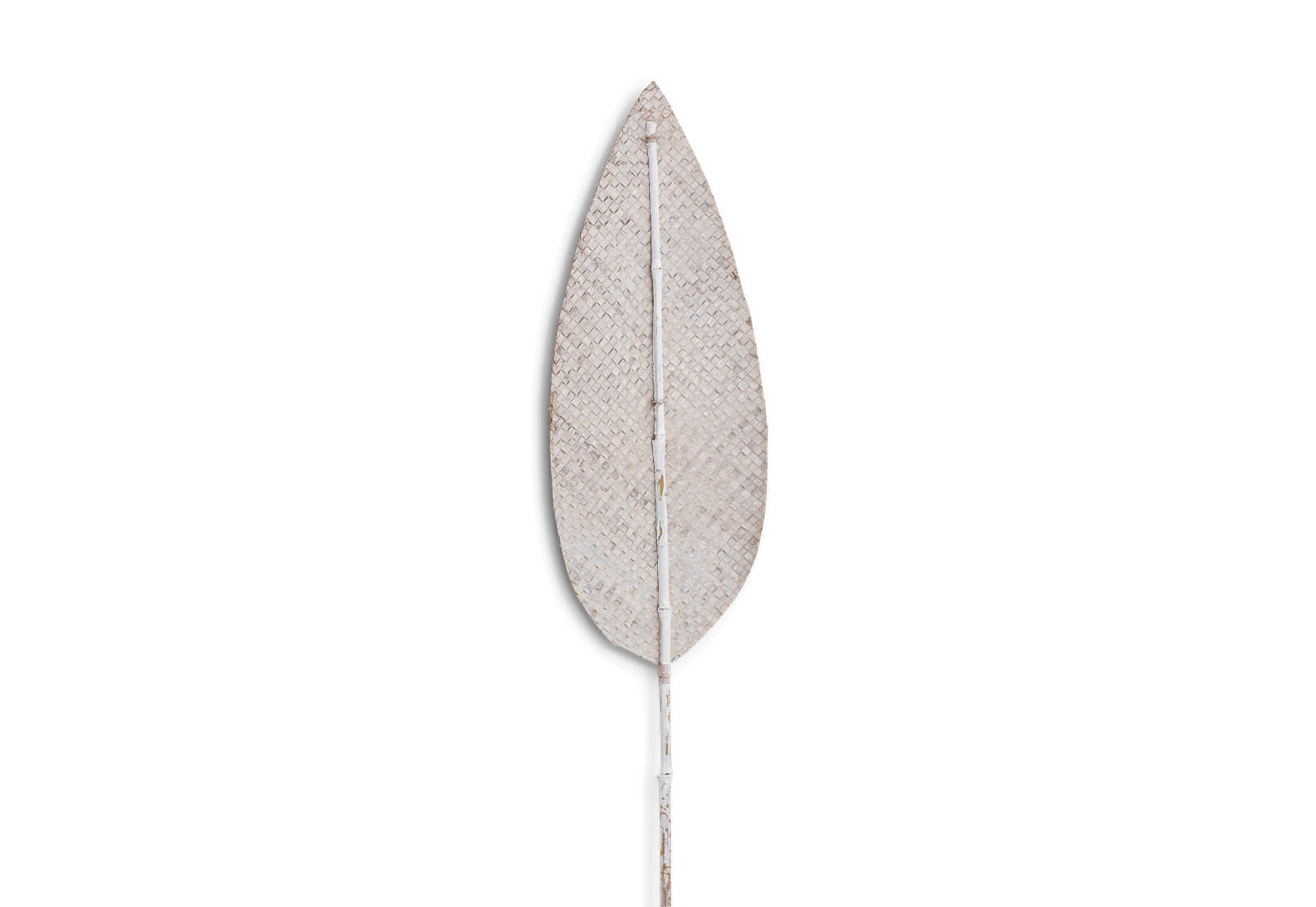 WHITE ANWAR 180cm White Deco Leaf