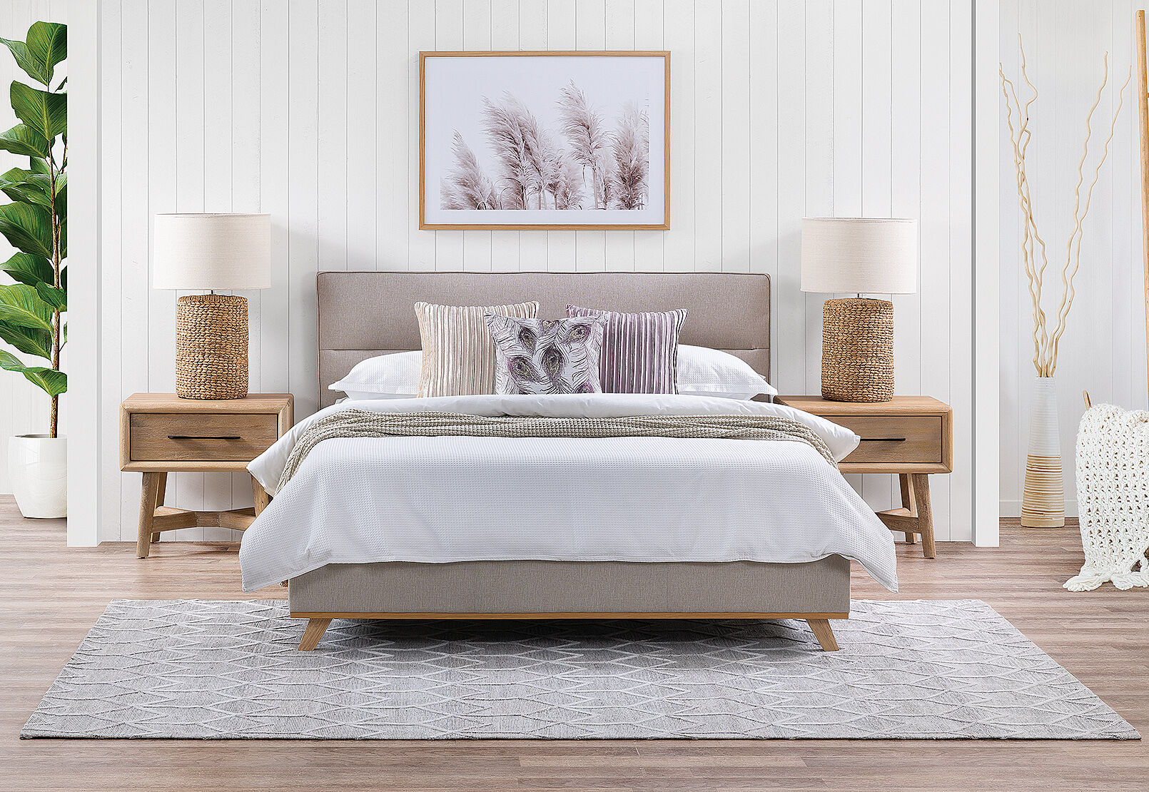 Wheat Valentina 3 Piece Bedroom Suite Amart Furniture