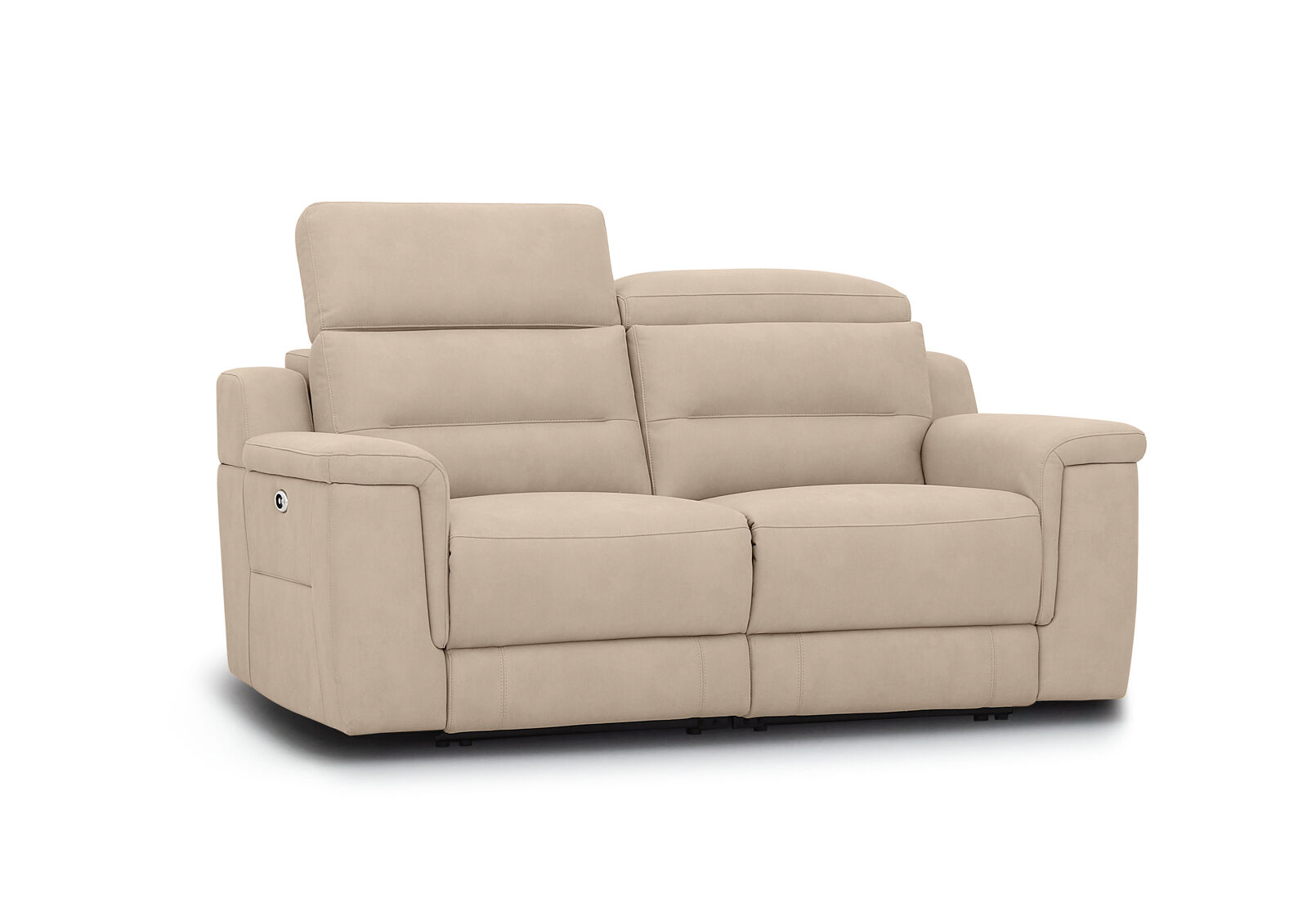 JEFFRIES FABRIC - 2 Seater Electric Recliners JEFFRIES FABRIC