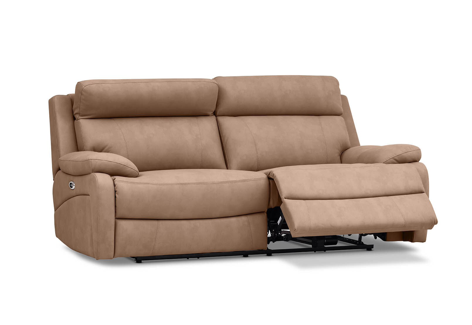 LYNCOLN - Fabric 2.5 Seat Sofa with Inbuilt Electric Recliners LYNCOLN