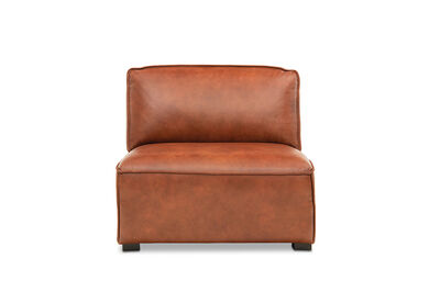 VERENA - Leather Modular Armless Chair