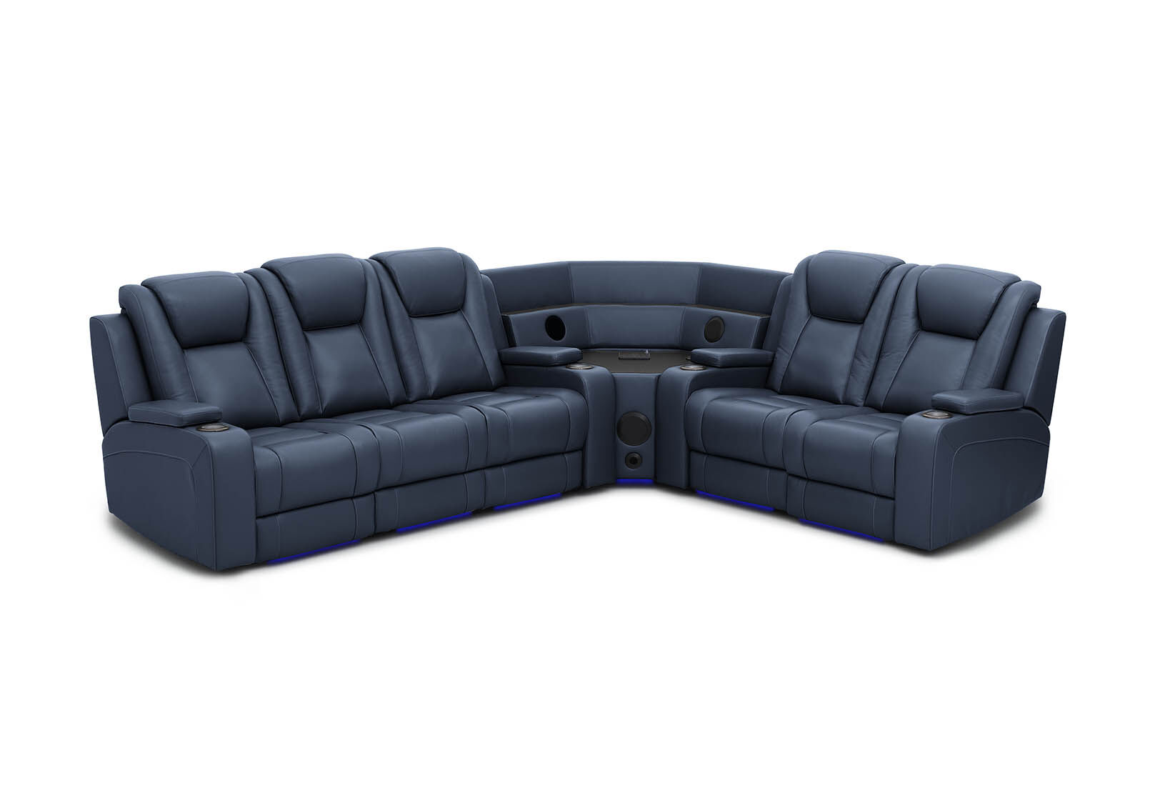 SENTINAL MK2 LEATHER - 5 Piece Corner with LHF 3 Seater SENTINAL MK2 LEATHER