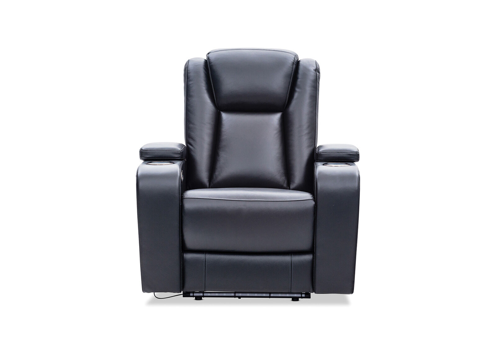 BLACK VULCAN Leather Electric Recliner