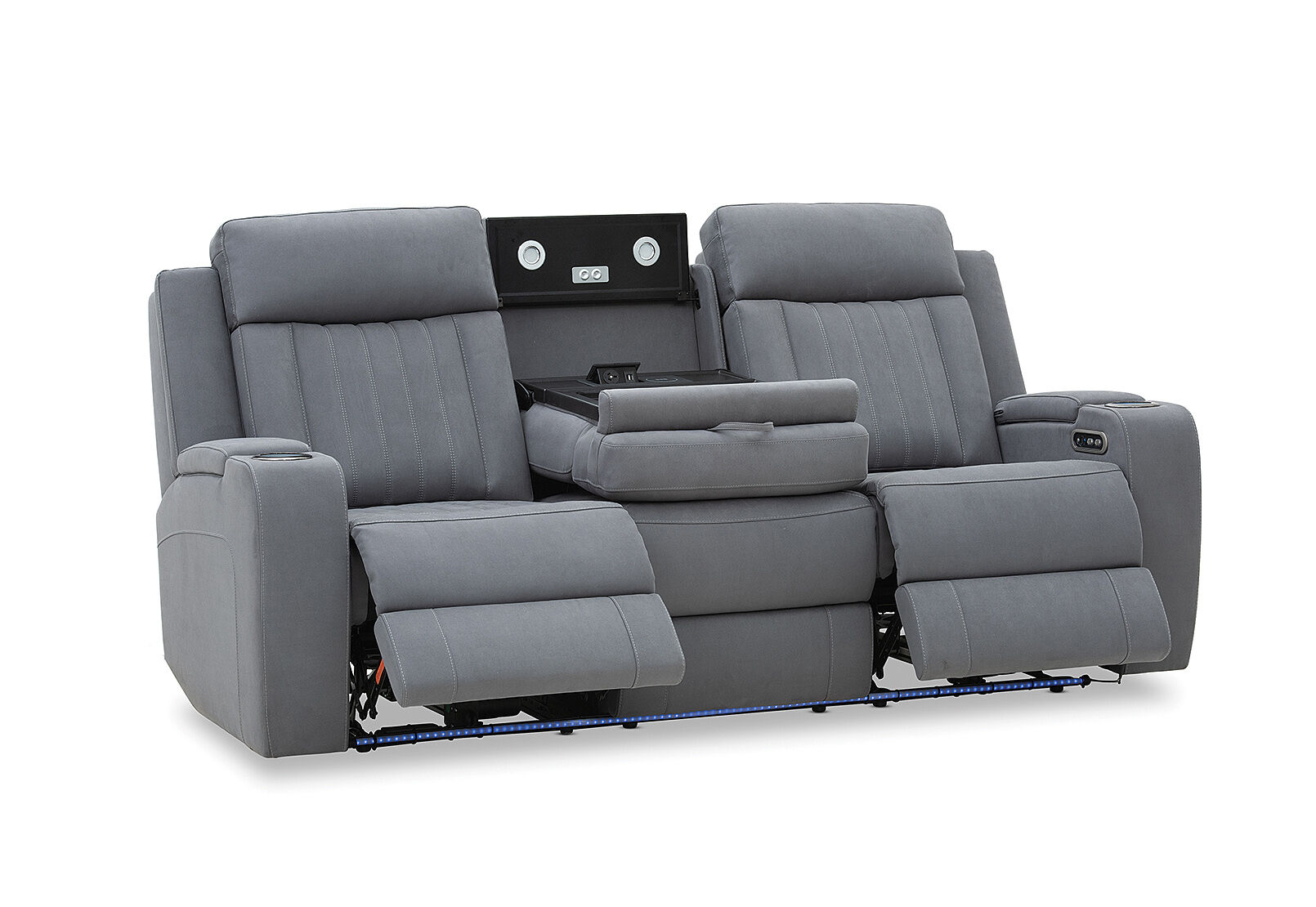 HERCULES - Fabric 3 Seater with Inbuilt Electric Recliners HERCULES