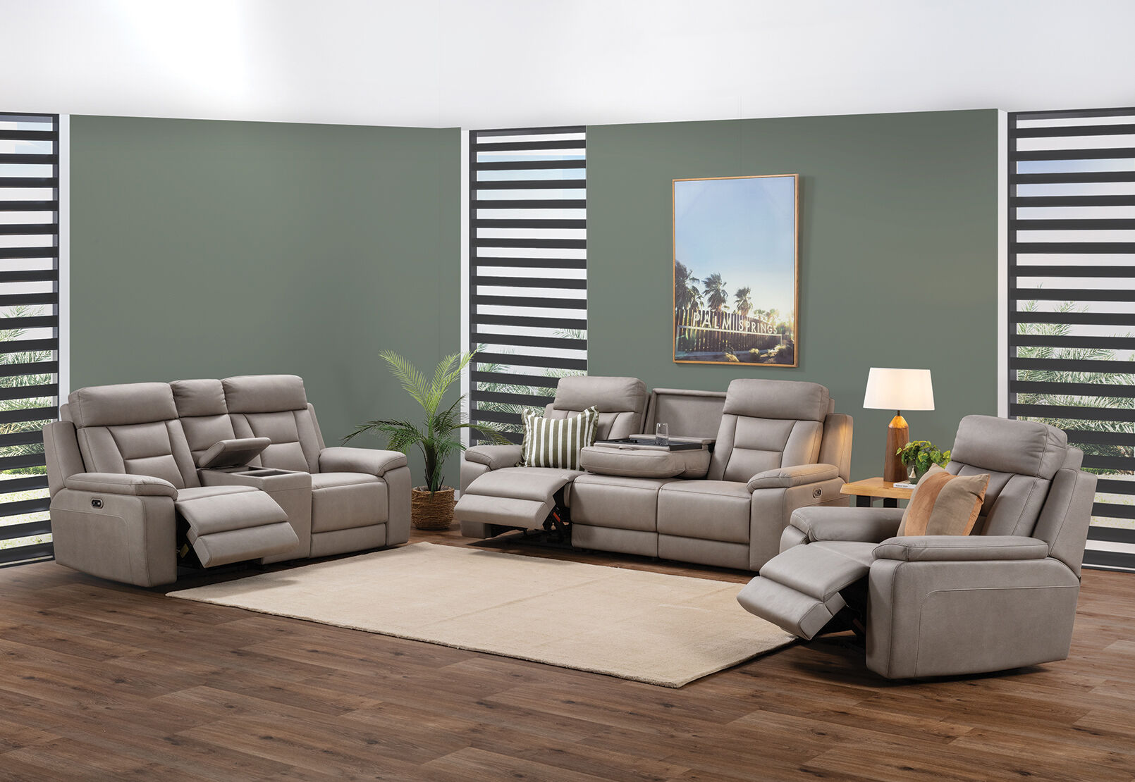 NOVAK FABRIC - 3 Seater NOVAK FABRIC