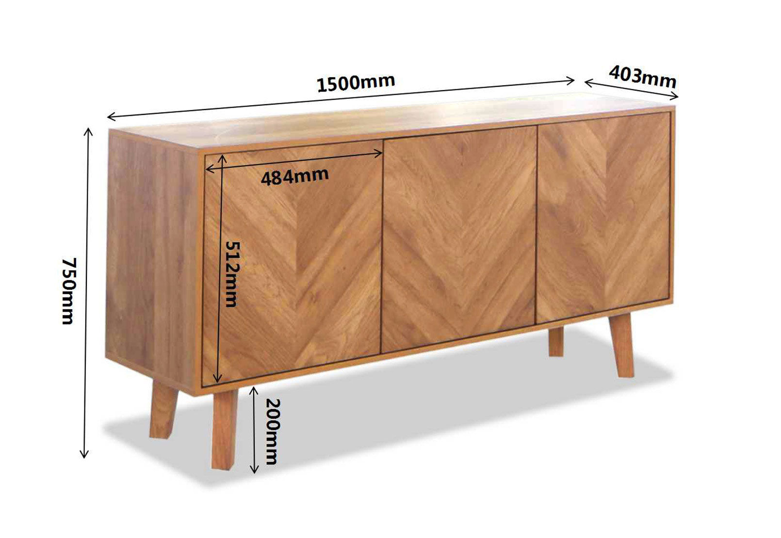 McLAUGHLIN - 3 Door Buffet McLAUGHLIN