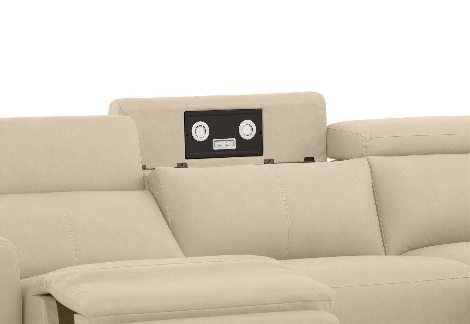 GAGE FABRIC - 3 Seater Sofa with Electric Recliner & RHF Chaise GAGE FABRIC