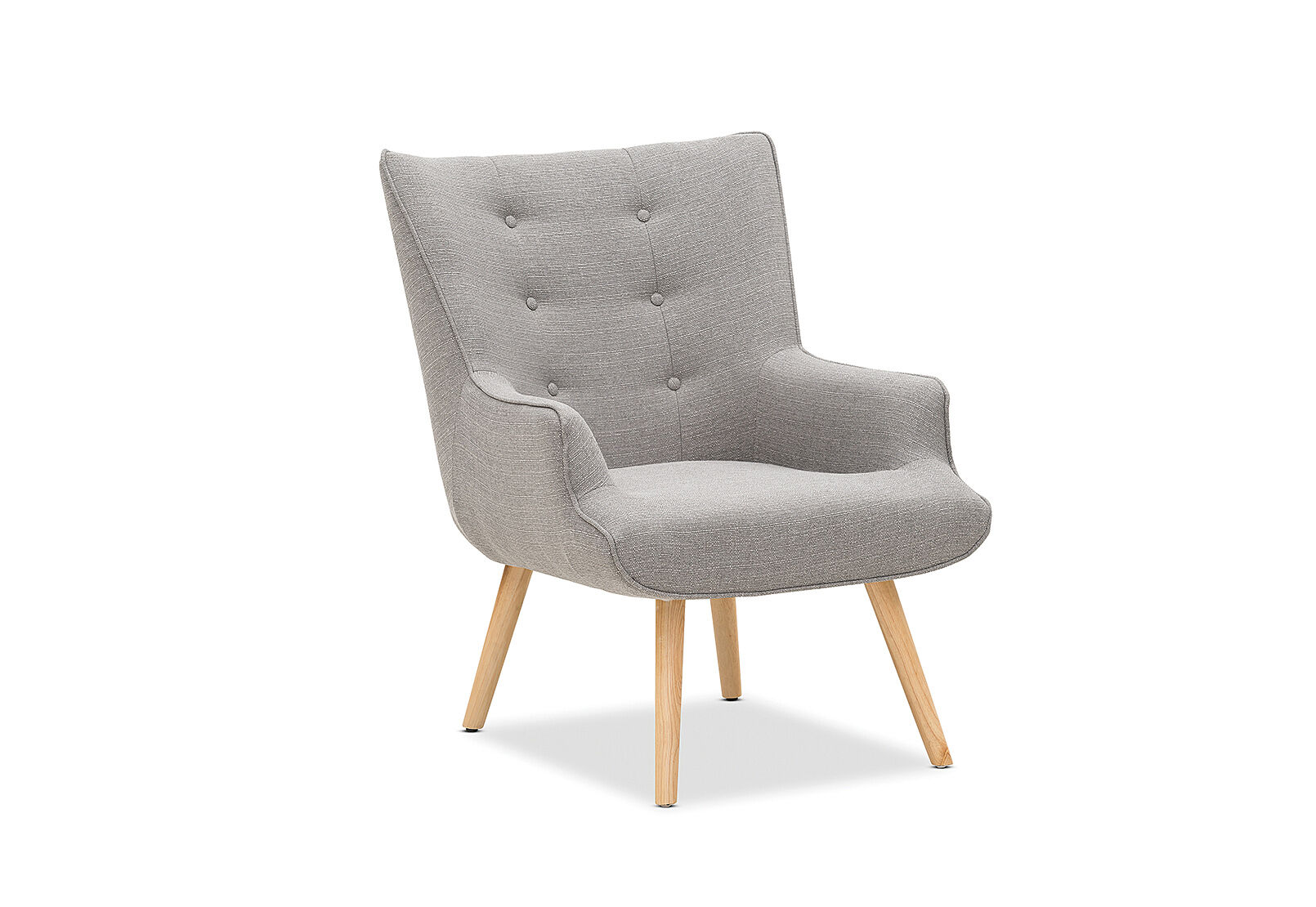 cement fabric erin fabric accent chair amart furniture