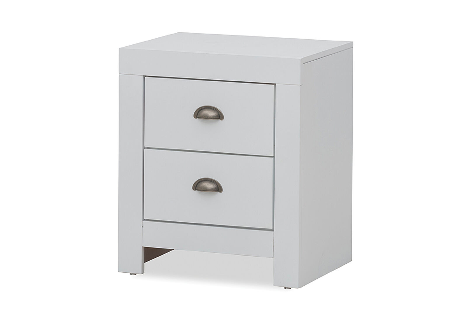 WHITE BARN 2 Drawer Bedside Table