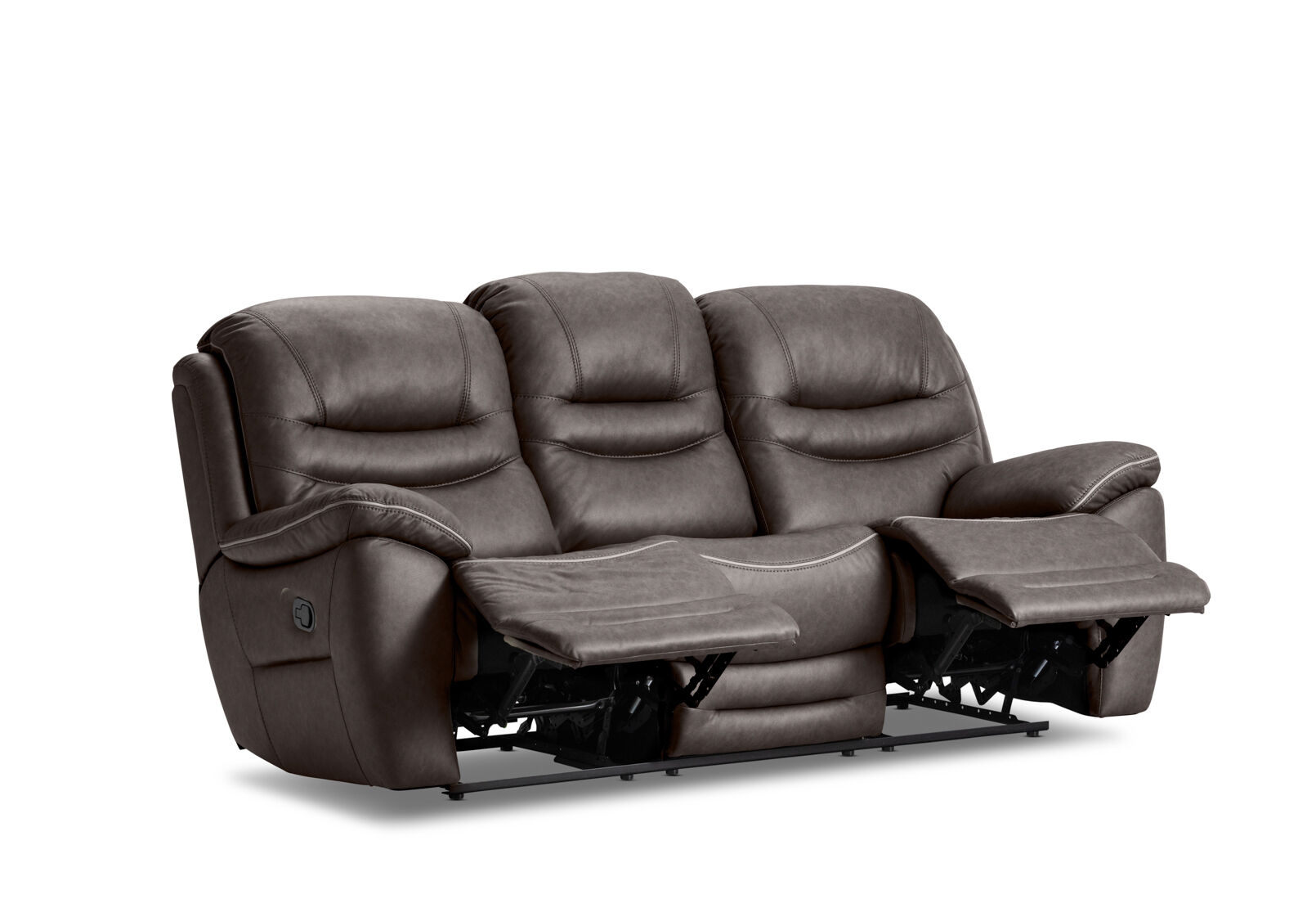 FEDERER FABRIC - 3 Seater with inbuilt Recliners FEDERER FABRIC