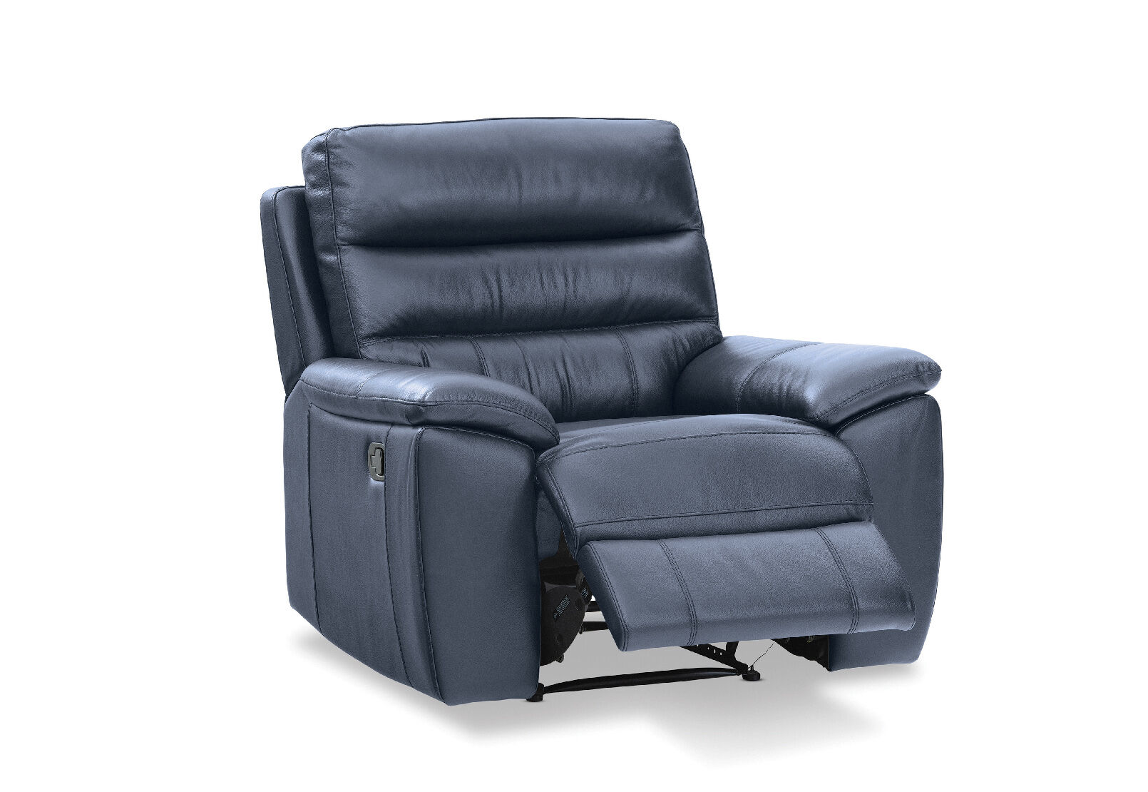 NAVY BLUE SELLARONDA Leather Recliner