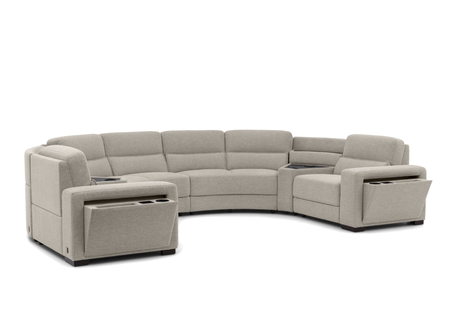 ELISEO FABRIC - 6 Seater Curved Corner ELISEO FABRIC