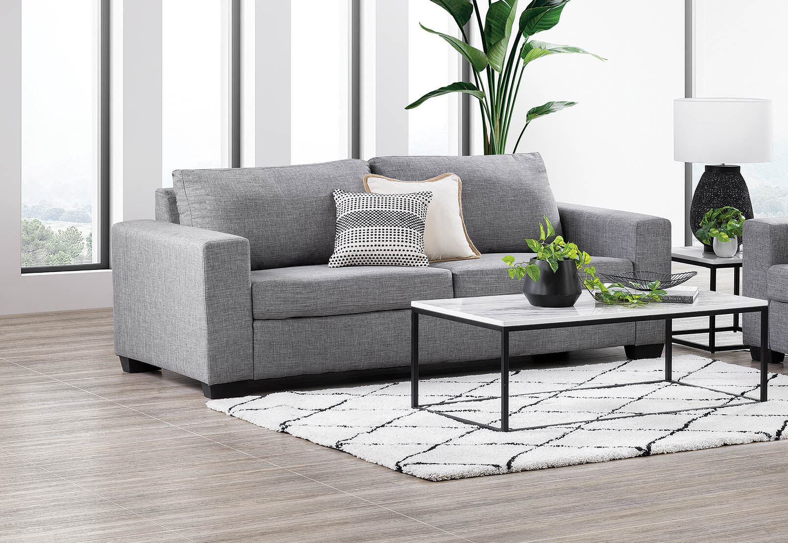 bonza fabric sofa bed
