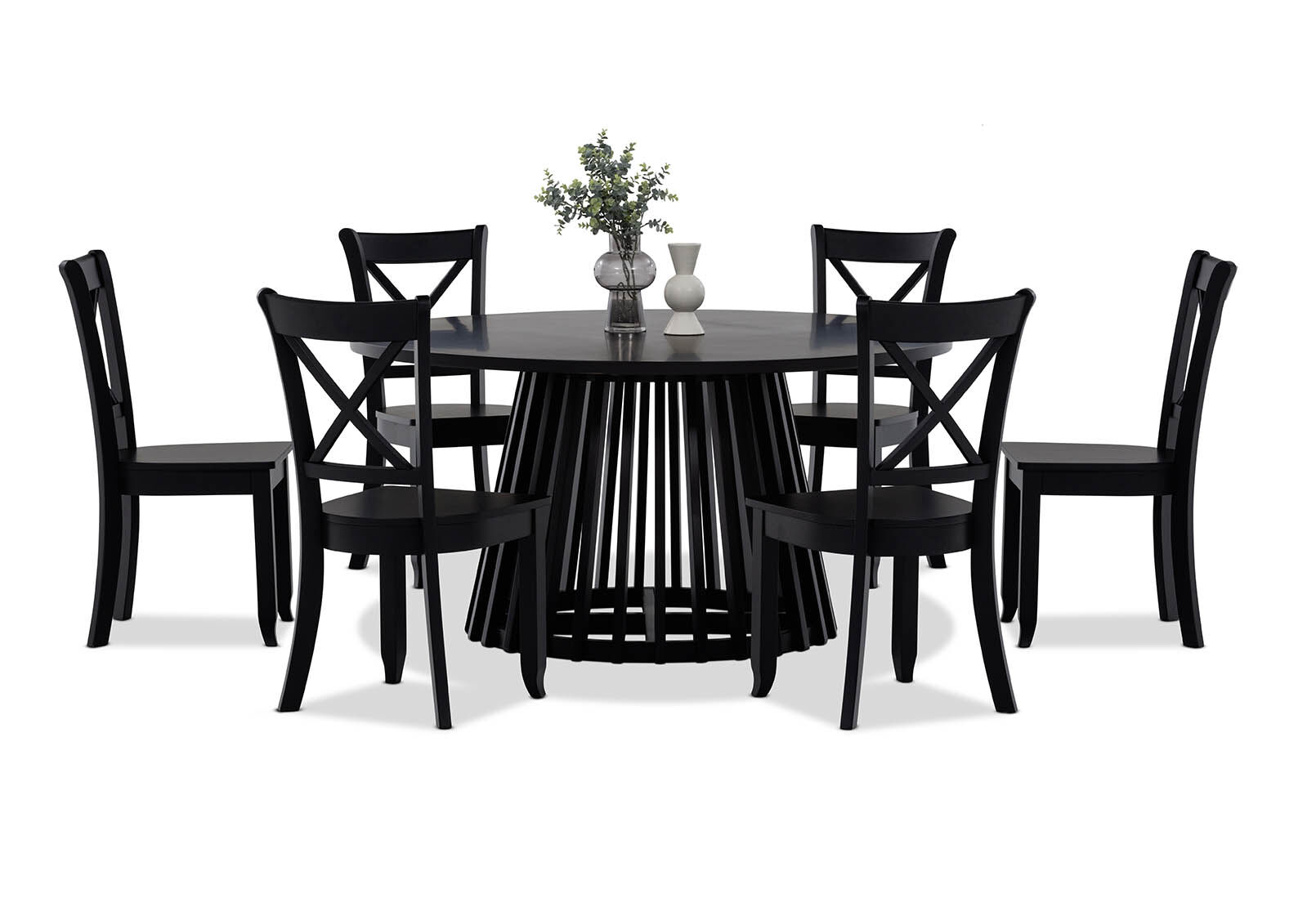 TORENTO - 7 Piece Dining Suite with Echuca Chairs TORENTO