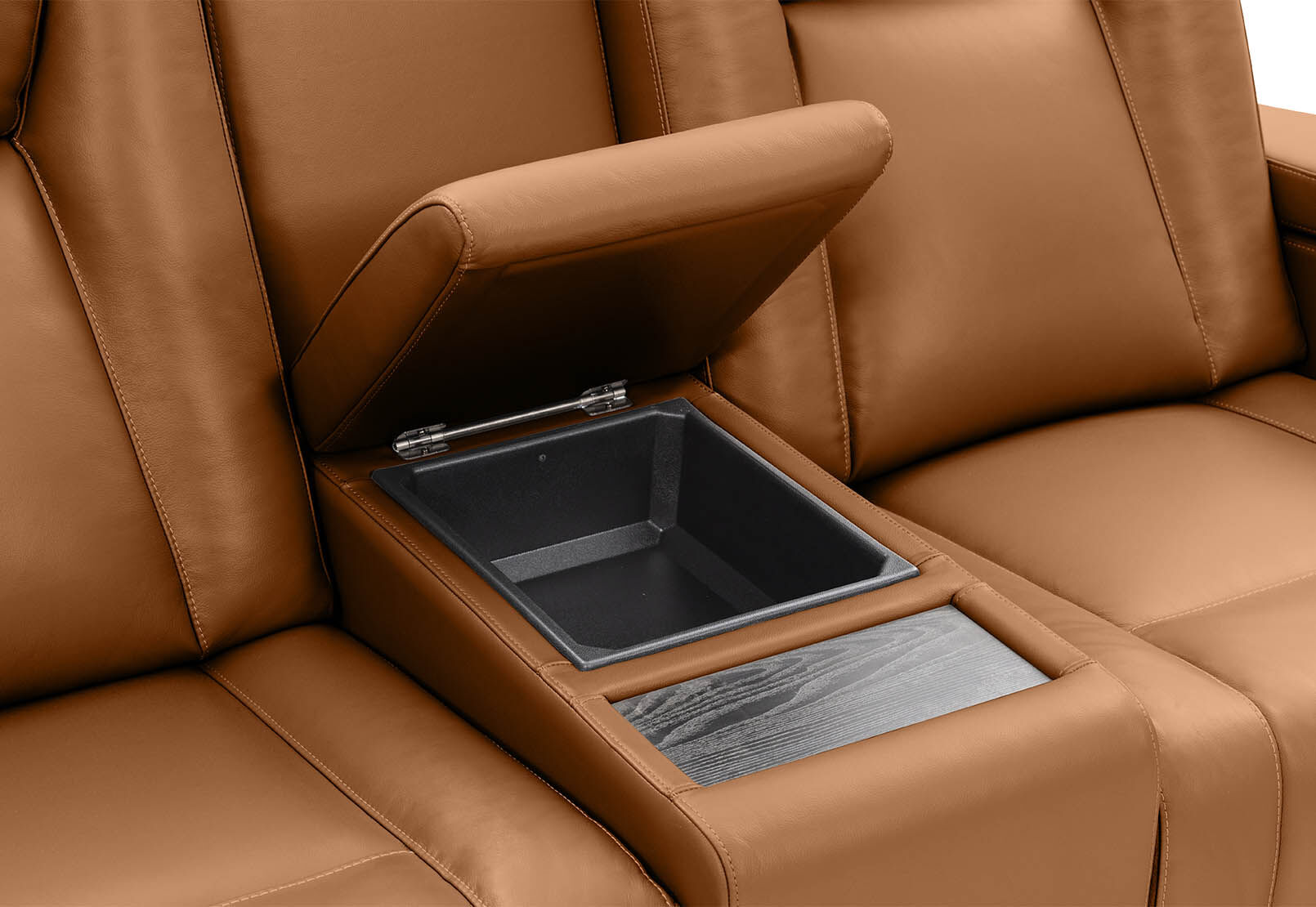 SENTINAL MK2 LEATHER - 2 Seater with 2 Electric Recliners and Console SENTINAL MK2 LEATHER