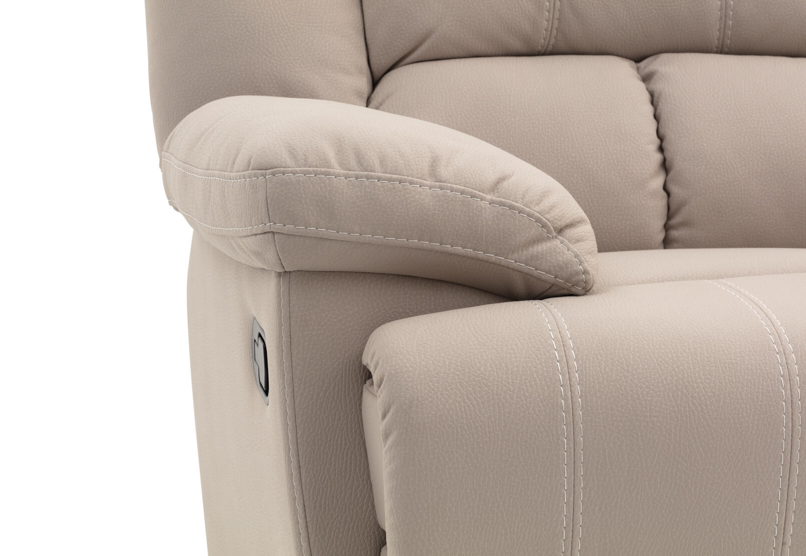 ADRIANO FABRIC - 3 Seater Sofa with 2 Inbuilt Recliners ADRIANO FABRIC