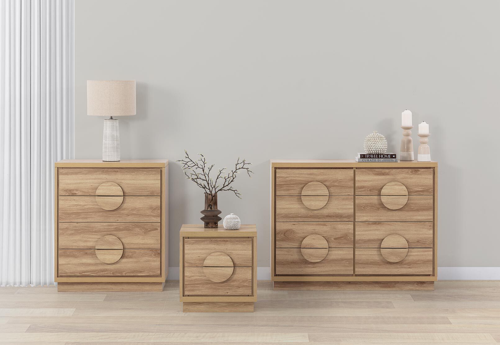 BERNAL - 8 Drawer Dresser BERNAL
