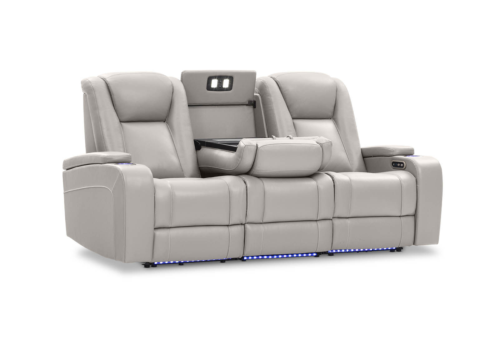 SENTINAL MK2 LEATHER - 3 Seater with 2 Electric Recliners SENTINAL MK2 LEATHER