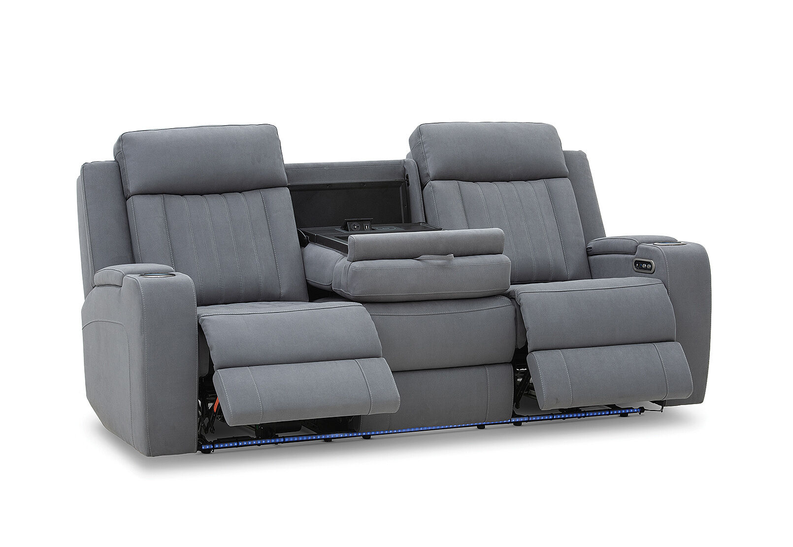 HERCULES - Fabric 3 Seater with Inbuilt Electric Recliners HERCULES