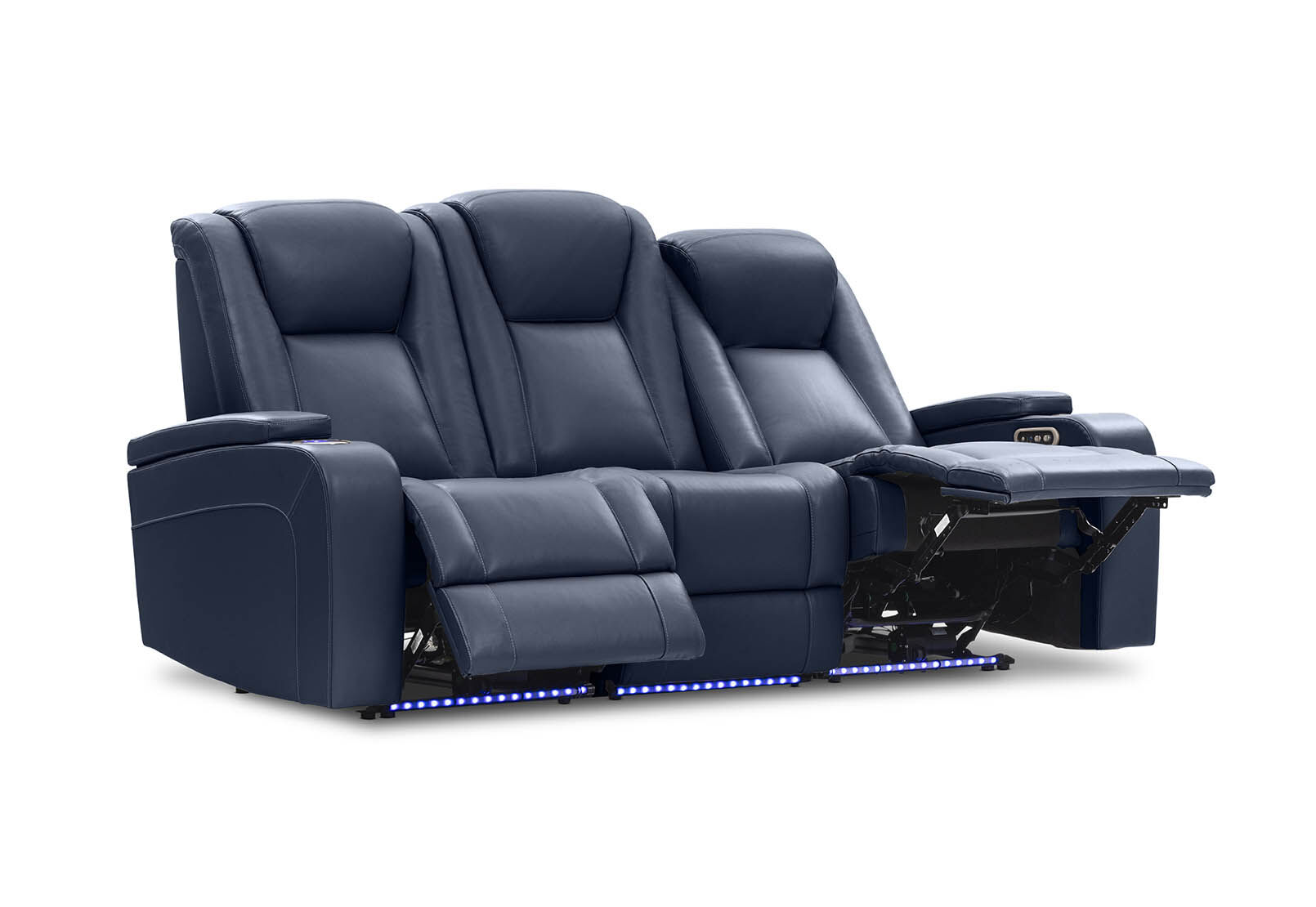 SENTINAL MK2 LEATHER - 3 Seater with 2 Electric Recliners SENTINAL MK2 LEATHER