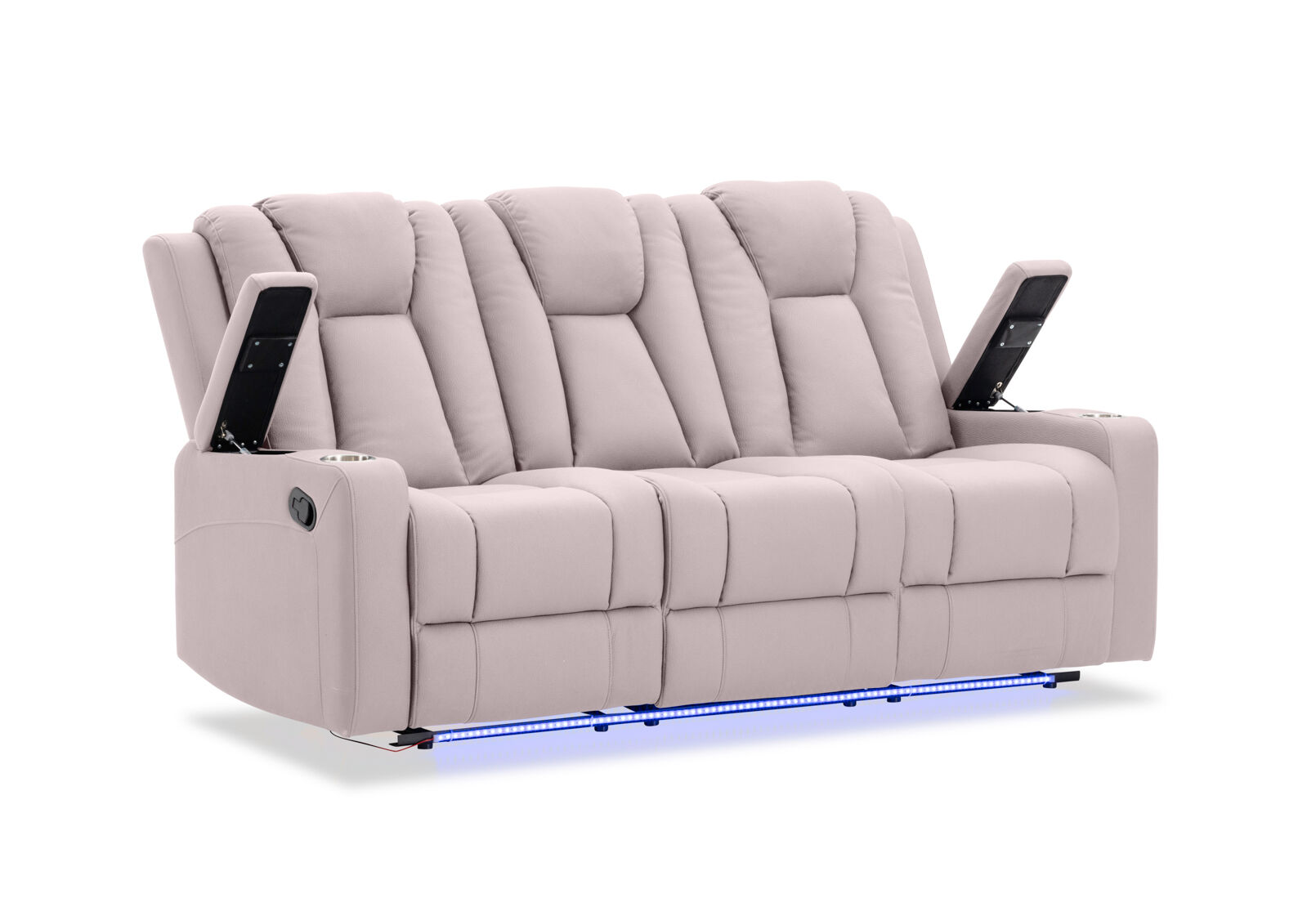 TRAVIS FABRIC - 3 Seater with Recliners TRAVIS FABRIC