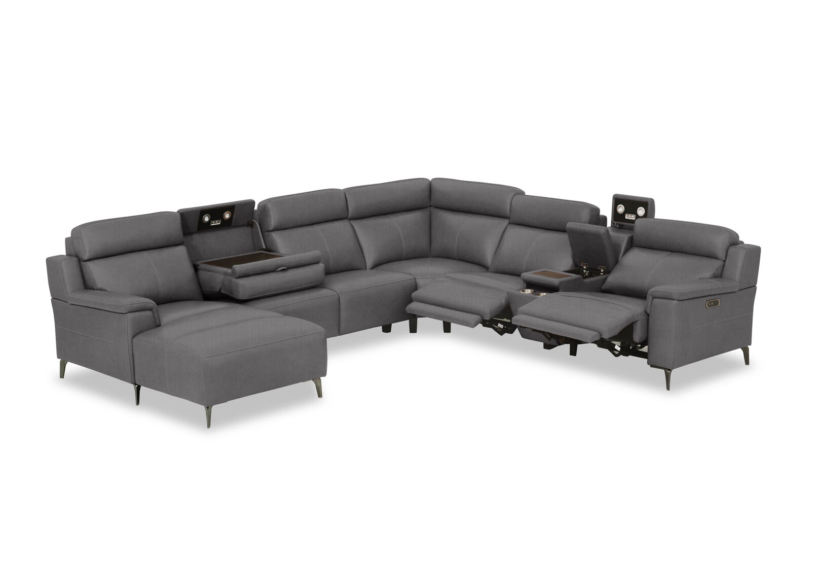 ARISTOTLE FABRIC - Corner LHF Chaise ARISTOTLE FABRIC