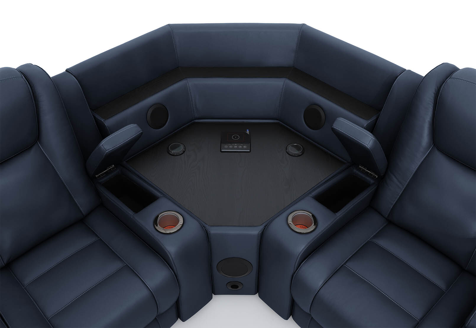 SENTINAL MK2 LEATHER - 5 Piece Corner with LHF 3 Seater SENTINAL MK2 LEATHER