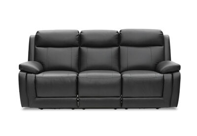 SAN MARCO - Leather 3 Seater Recliner Lounge