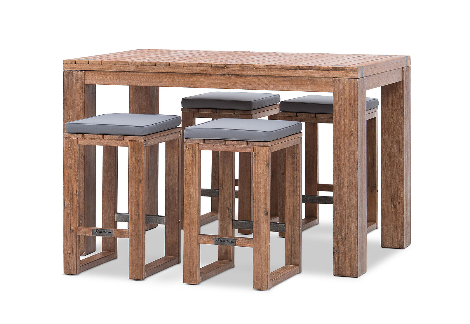 SHADOW2 - 5 Piece Outdoor Bar Setting SHADOW2