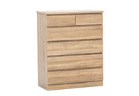 HOWARD - 6 Drawer Wide Tall Chest HOWARD