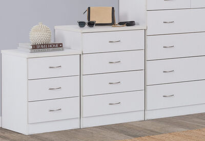 SPACESAVER - 4 Drawer Narrow Tall Chest