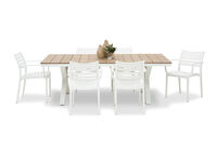 ELWOOD - 7 Piece Outdoor Dining Setting with Lyla Chairs ELWOOD