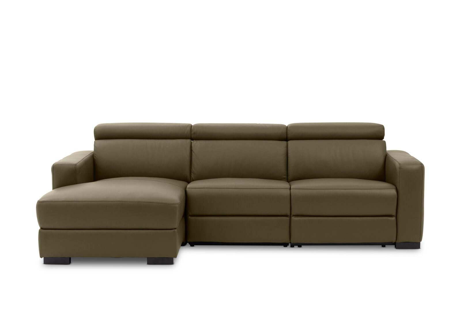 DAMIAN LEATHER - 3 Seater Sofa with LHF Chaise DAMIAN LEATHER