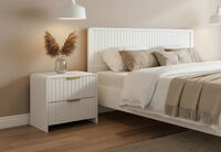 CARRARA - 2 Drawer Bedside CARRARA