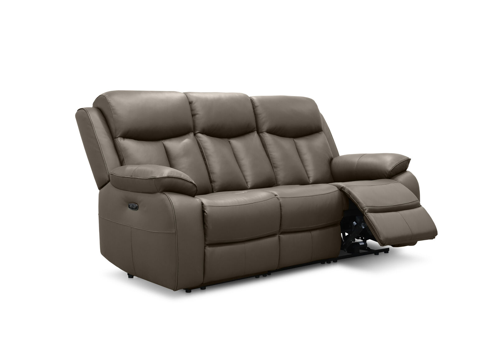 DACIA LEATHER - 3 Seater Sofa with 2 inbuilt Electric Recliners DACIA LEATHER