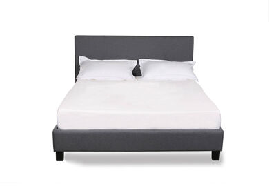 KIRAN - Grey Queen Bed