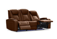 SENTINAL MK2 LEATHER - 3 Seater with 2 Electric Recliners SENTINAL MK2 LEATHER