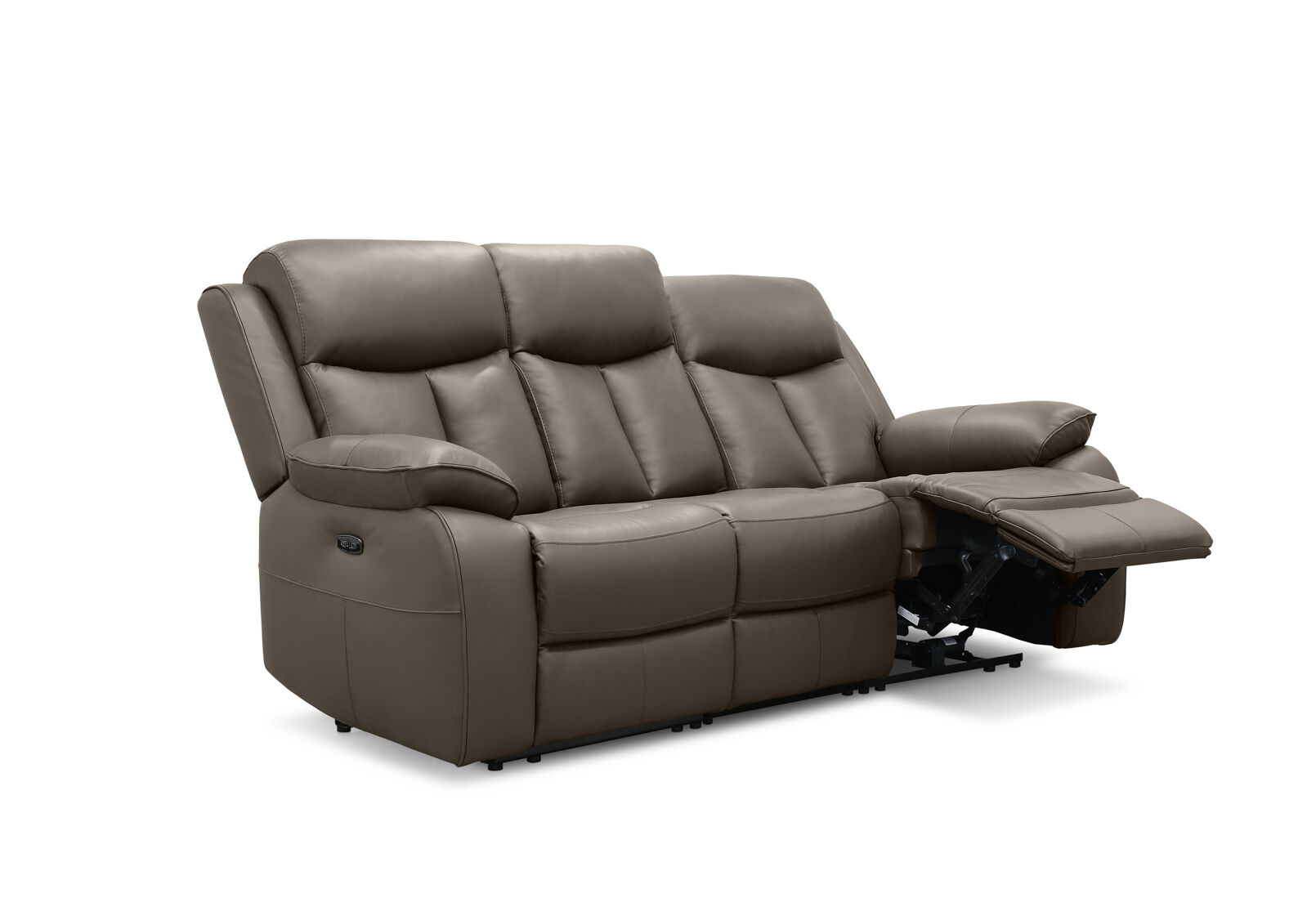 DACIA LEATHER - 3 Seater Sofa with 2 inbuilt Electric Recliners DACIA LEATHER