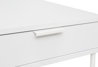 HESTER - White Bedside Table